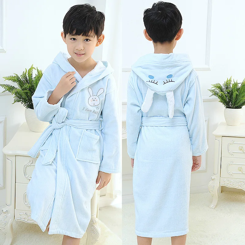 Autumn Winter Kids Sleepwear Robe Cotton Warm Baby Boy Girl Bathrobe 4-18 Years Teenagers Children Pajamas For Boys Girls kids pajamas set,flannel pajamas,child bathrobe,kids robe