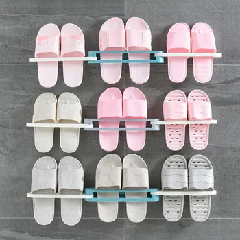 

Wall Mount-Simple Houseware Crystal Clear Over The Door Hanging Shoe Organizer Crystal Clear Over Shoes Hanger