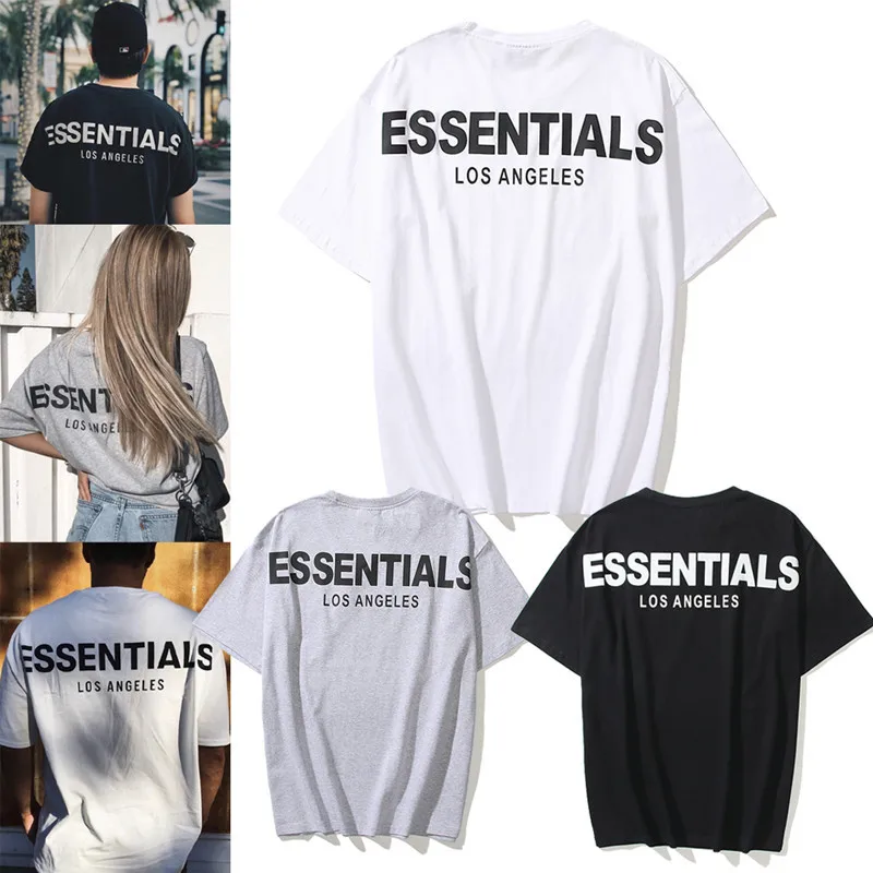 Camiseta de algodón con letras reflectantes para hombre y mujer, camisa de manga corta con cuello redondo de Kanye, Travis Scott, verano 2021