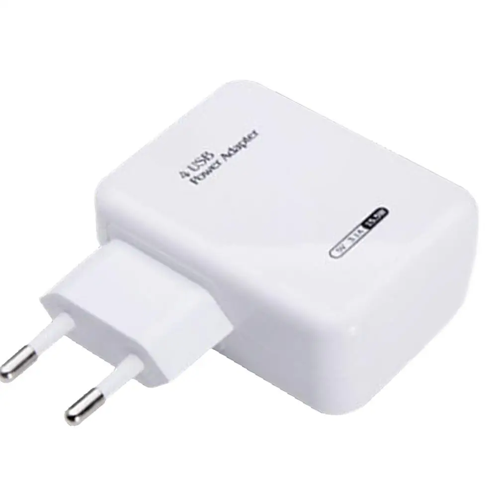 EU plug Умное usb-устройство для Зарядное устройство 4 Порты несколько настенный адаптер 5В 3.1A зарядка Быстрая зарядка для iPhone и Android мобильного телефона устройства - Тип штекера: EU plug