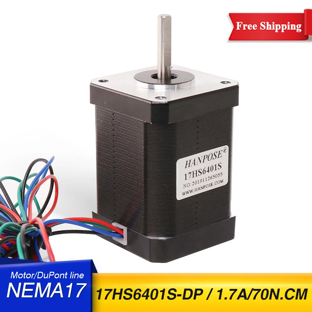 42BYGH шаговый двигатель 42x60 мм 2a 4-lead 42 Шаговый 1 7 А 70 Н. См 17HS6401S-DP для 3D-принтера CNC
