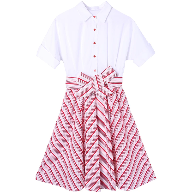 

2019 summer new fashion big swing slim for women vintage elegant dress ladies dresses