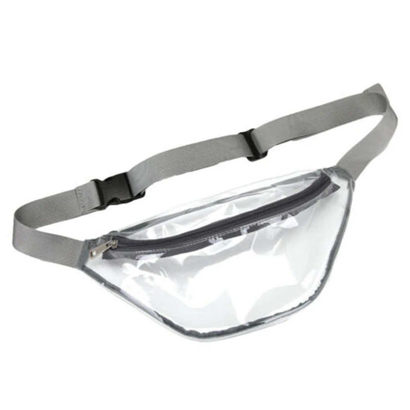

Small Clear Waist Bag Waterproof Transparent Waist Pouch for Sports Travel Daily LXX9