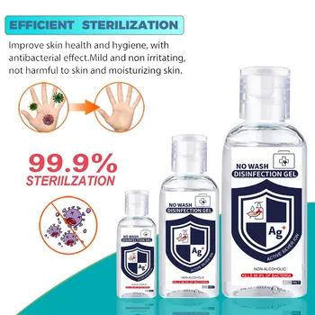 

30/60/100ML Hand Sanitizer Gel Antibacterial Disposable Hand Sanitizer Household Cleaner Hand Wash Free Fast Sanitizer desinfect
