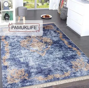 

Pamuklife Artificial Leather Based Non Slip Base Carpet Reign Modern Super Soft Carpet Washable Daily Fashion Style