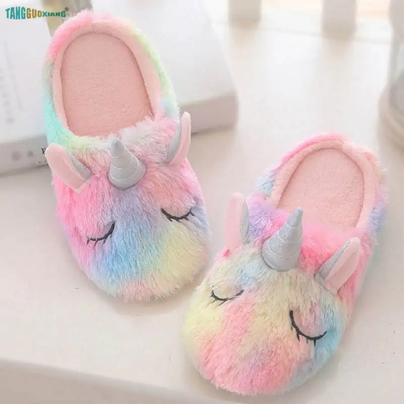 Colorful Rainbow Unicorn plush Hedgehog dog girl Winter cute Animals ladies plush toy cotton rainbocorns