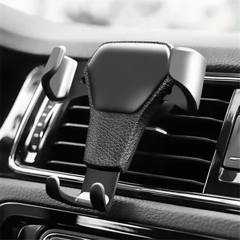 

Gravity Reaction Car Mobile phone holder Clip type air vent monut GPS car phone holder for iPhone 8 7 6 6s Plus Samsung S7 S8 S9