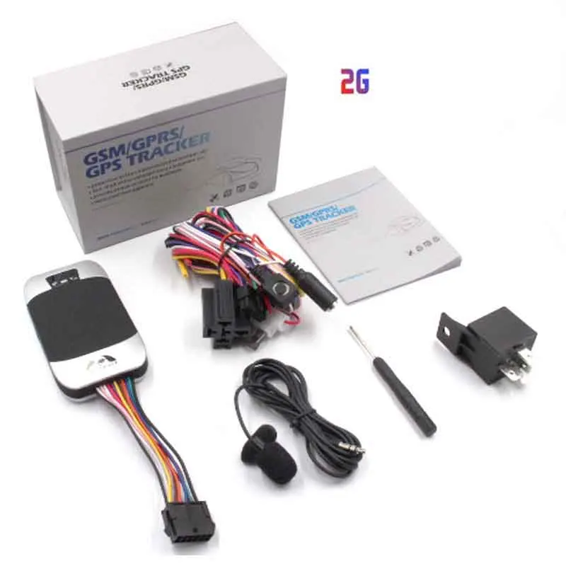 Автомобильная система coban автомобильный трекер gps 303F Quad band в реальном времени gps GSM GPRS трекер устройство гео-забор SMS Отслеживание с Google карта tk303f - Цвет: 2G   with box