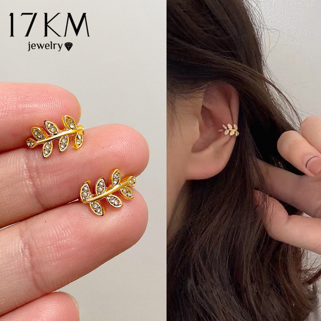 Simple Gold Silver Color Ear Clips Non-Piercing Fake Cartilage Earrings Clip Earrings Ear Cuff For Women Men Jewelry