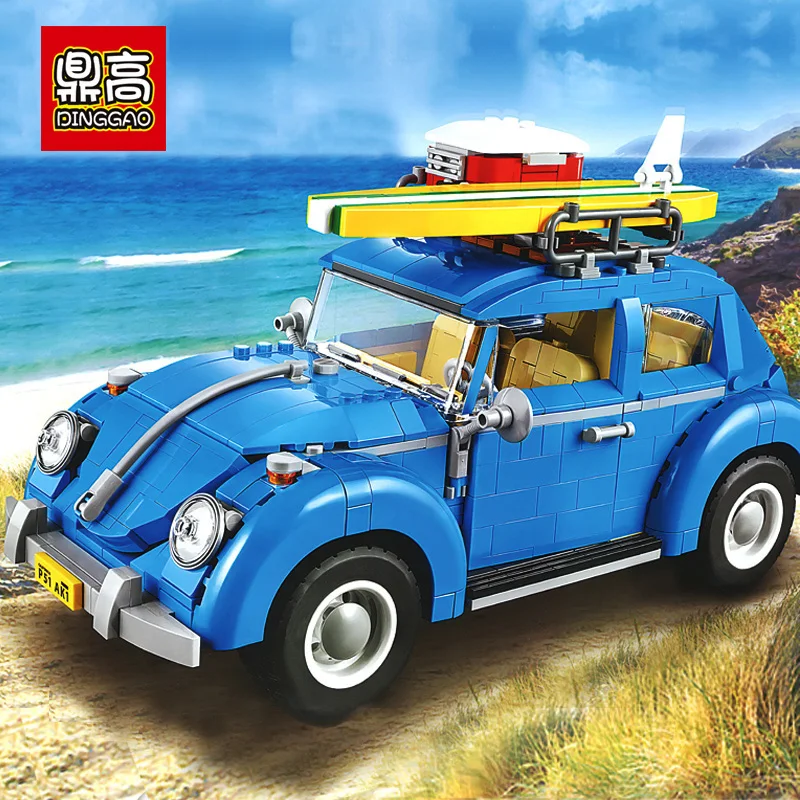 

Technic series Beetle Model LegoINGlys set 10252 Building Blocks Bricks DIY Gifts Toys for children Birthday MINI car