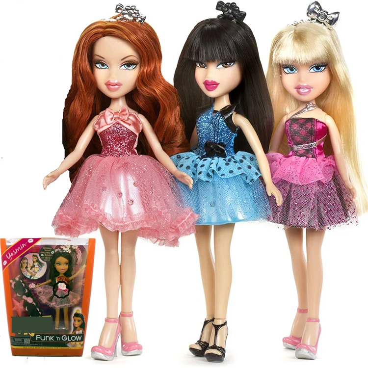 Оригинальная Кукла Bratz в штучной упаковке с красивой юбкой для выпускного вечера(не может блестить) платье лучший подарок для девочки