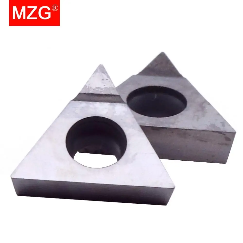 MZG 1 шт. TPGW 090202 TPGT 110302 PCD CNC токарные расточные карбидные вставки для алюминиевых