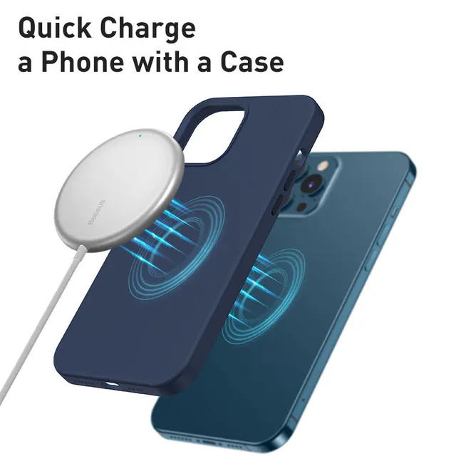 Baseus Magnetic Wireless Charger For iPhone 13 12 Series Phone Charger Magnet Induction Charger For iPhone Wireless Charging Pad 6