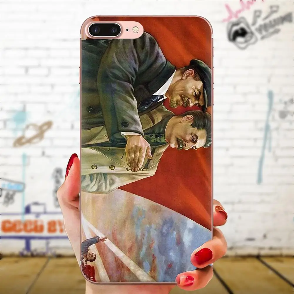 Чехол из ТПУ с изображением Капа крышка Русский Commander Сталин для Huawei Honor 4C 5A 5C 5X6 6A 6X7 7A 7C 7X8 8C 8S 9 10 10i 20 20i Lite рro - Цвет: as picture