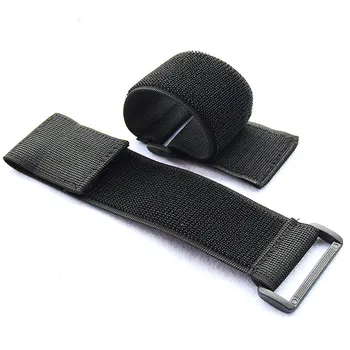 

5 pcs 5 cm Width 20 - 90 cm Length Stretch Elastic Cable Ties Nylon Fastening Strap Hook Loop Magic Tapes with Plastic Buckles