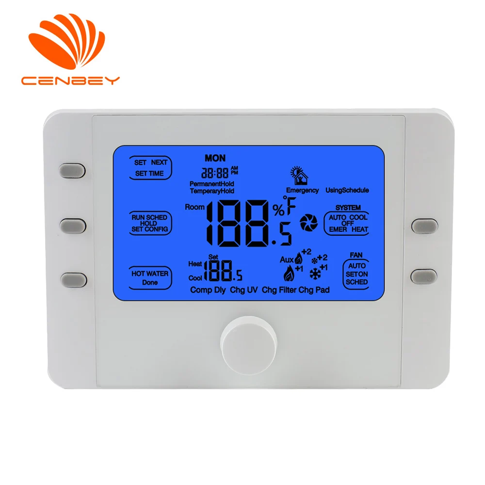 Termostato de ar Condicionado Inteligente Coolair para Calor Sistema Frio Bomba de Calor Sistema ar Condicionado Termostato Bateria 24v
