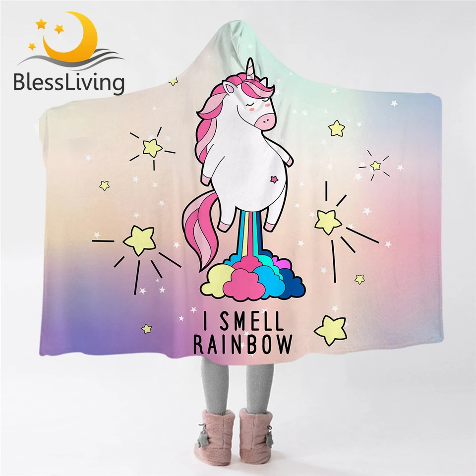unicorn wearable blanket