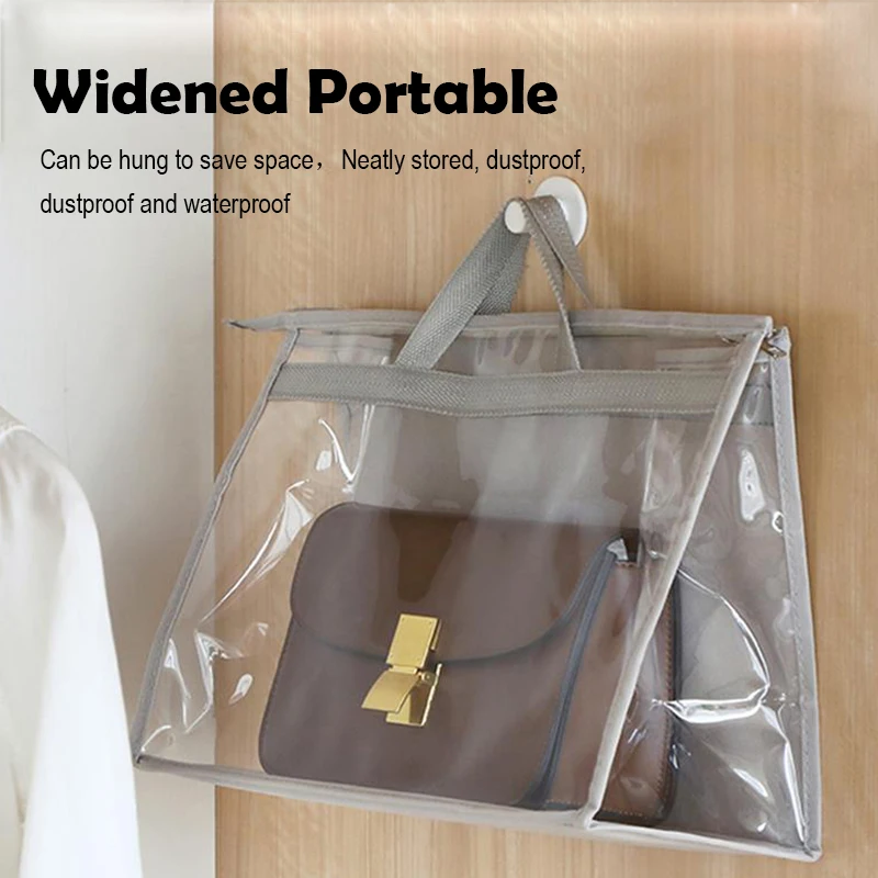 High Quality Household Transparent Dust-Proof Bag For Handbag  Moisture-proof And Waterproof Protect Cover Bag Storage Organizer -  AliExpress