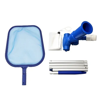 

Swimming Pool Spa Pond Tub Accessories Pool Sewage Dirt Suction Head Fountain Water Vacuum Cleaner with Leaf Mesh Skimmer