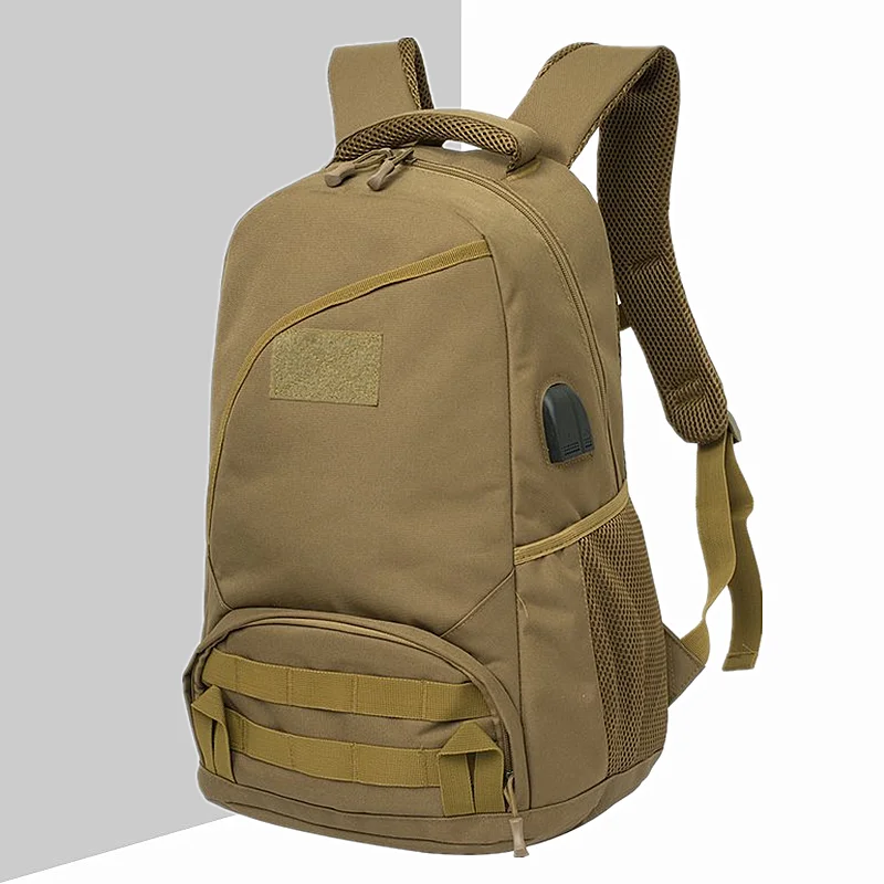 

40L Outdoor Sport Army Military Tactical Bag Climbing USB Charging Laptop Backpack Camping Travel Bags Hiking Trekking Rucksack