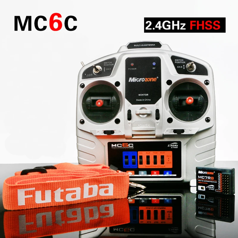 Дистанционное управление 2 4G MC6C RC 6CH FPV передатчик приемник MC7RB излучатель для