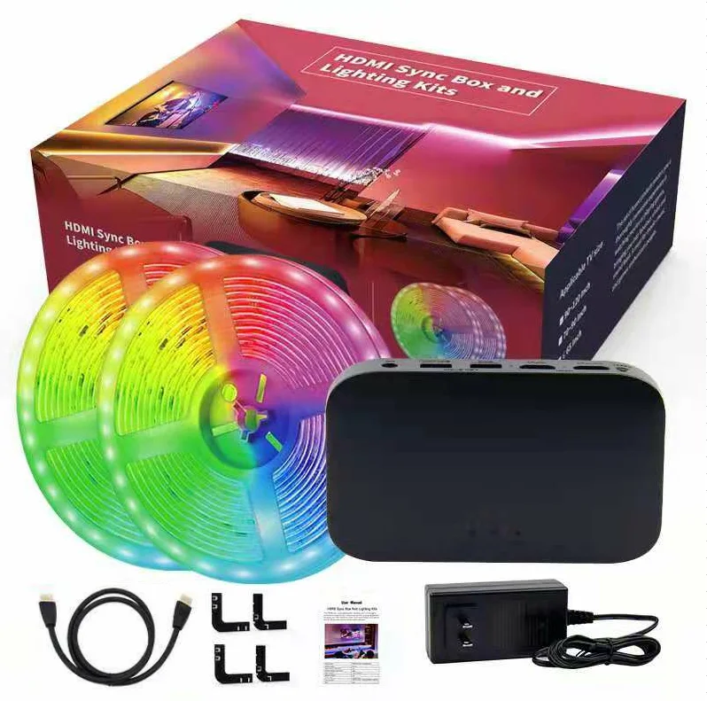 Подсветильник светодиодная для смарт-ТВ и ПК LED полоска с Wi-Fi RGB s Dream Color светильник