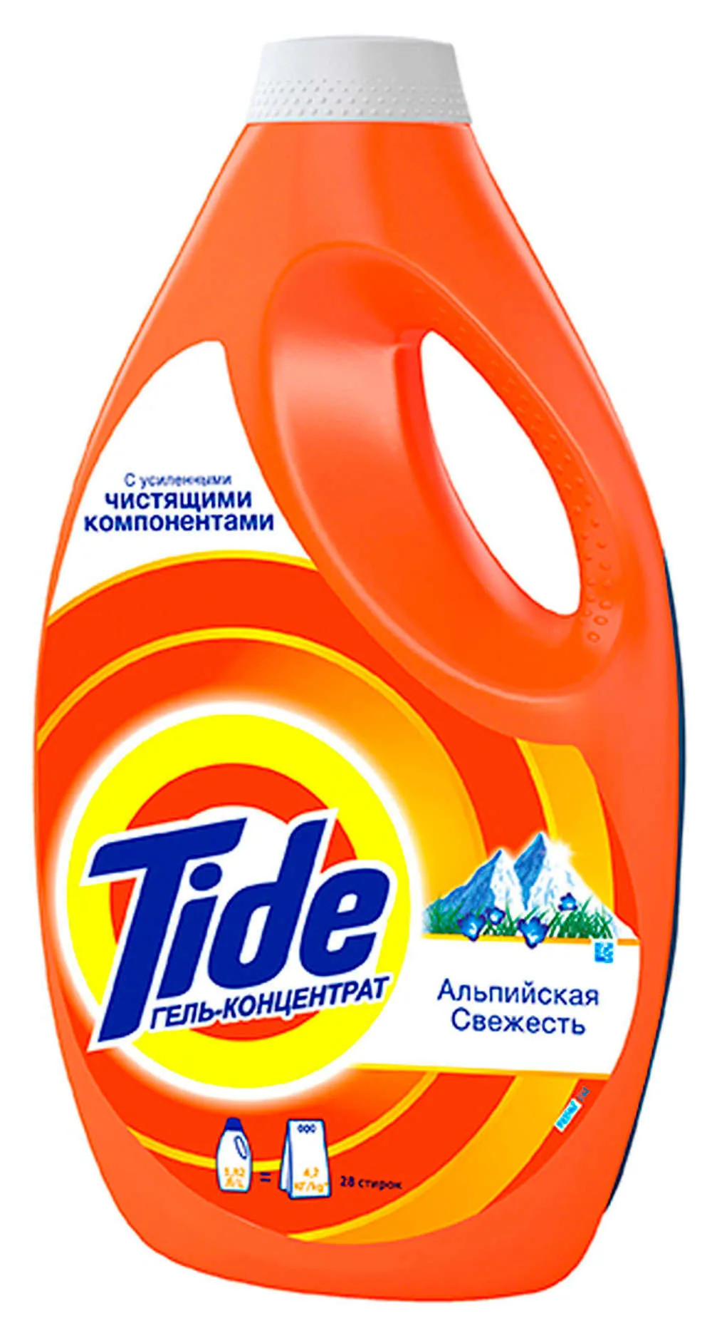 Гель для стирки «Альпийская свежесть» Tide, 1.820 л