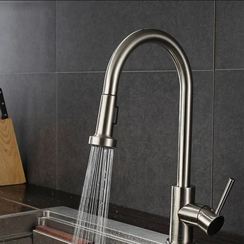 

Home Anti Corrosion Fast Open Pull Out Washing Basin Kitchen Stainless Steel Rustproof Easy Install Modern Faucet Water Saving