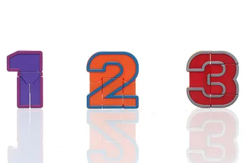 

15 robot transformation letters children education early education learning 5.5 cm genius plus educational toys baby toys