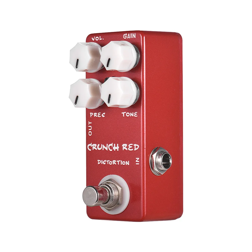 MOSKY CRUNCH RED Distortion гитарный эффект педали полностью металлический корпус True Bypass