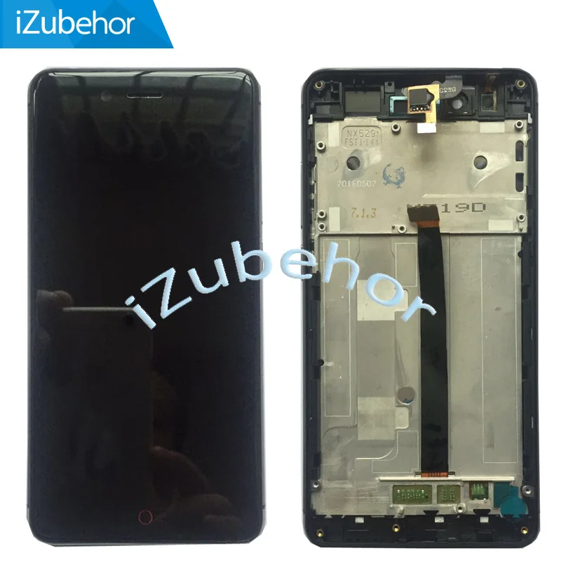 Черный/белый ЖК + TP Для ZTE Nubia Z11 Mini TD-LTE NX529J ЖК-дисплей кодирующий преобразователь