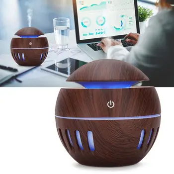 

130ml USB Desktop Colorful LED Diffuser Bedroom Air Mist Maker Mute Ultrasonic Humidifier