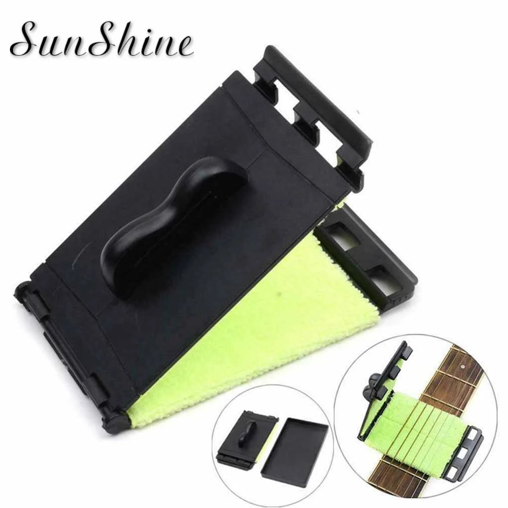 High Quality Guitar Bass Strings Rub Cloth Cleaning Maintenance Care Cleaner Kit New Yellow Drop shipping | Спорт и развлечения