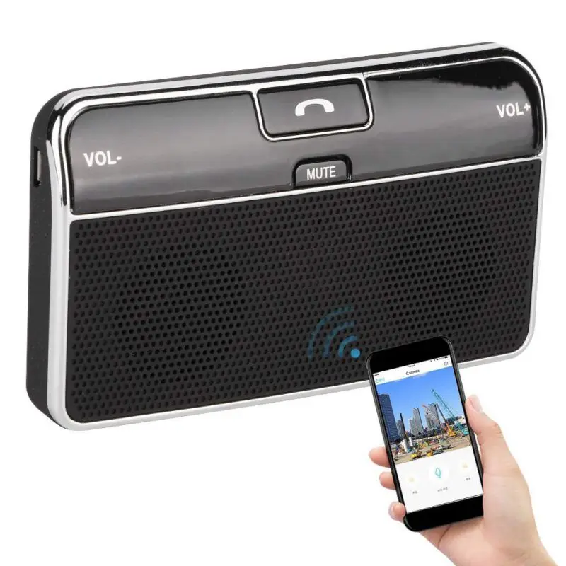 Balight беспроводной Bluetooth громкой связи динамик телефон MP3 автомобильный комплект солнцезащитный козырек клип-накопитель
