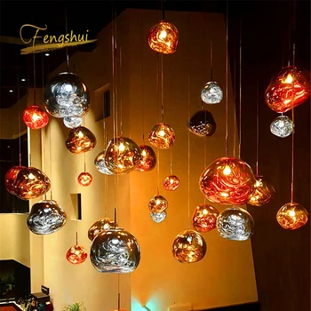 

Modern Pendant Lights PVC Nirdic Hanging 7 Color Lustre Pendant Lamp Industrial Indoor Decor Lights Fixtures Kitchen Restaurant