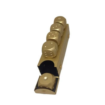 

Aluminum Domino Metal Dice Drinking Game Toy Portable Poker Party Game Dice Party Game Toy