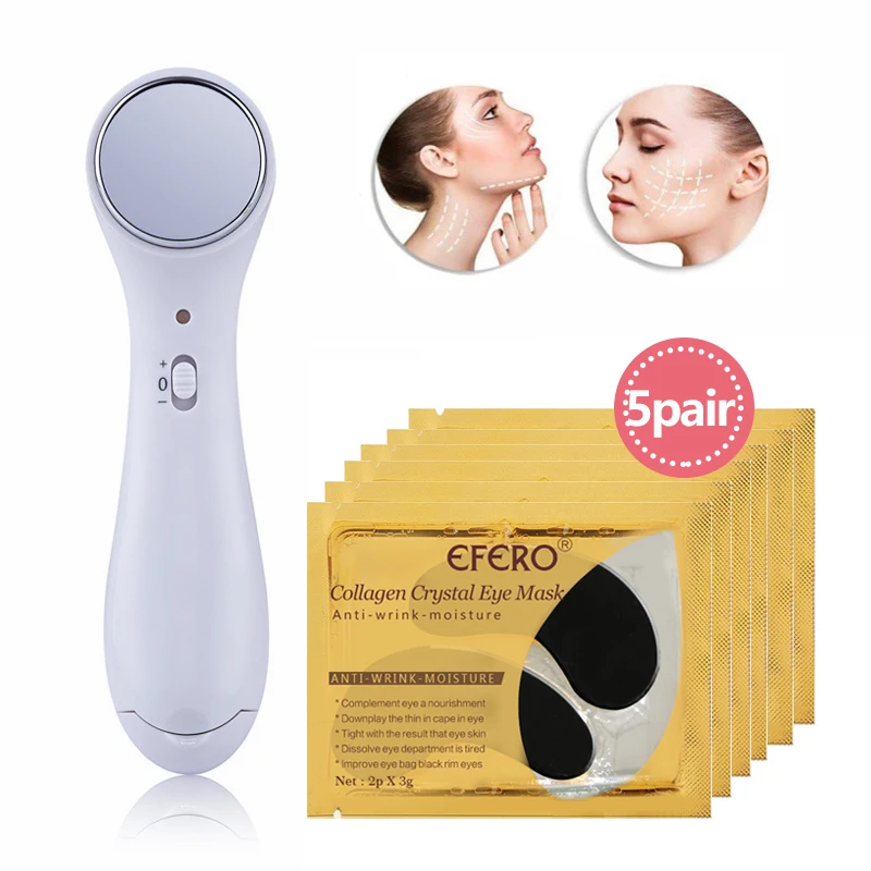 

Eye Mask Collagen Eye Patch Face Massager Beauty Face Instrument Skin Tightening Essence Absorb Ion Lifting Firming Face Care