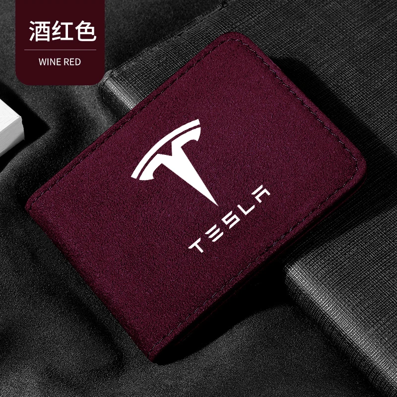 couro genuíno capa para tesla estilo do