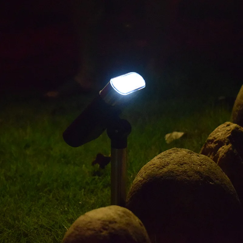 3LED солнечный газон свет 90 градусов вращающийся Ландшафтный прожектор из