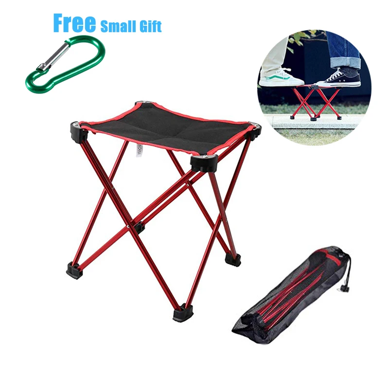 

Ultralight Portable Folding Camping Backpacking Chair Strong Alloy Compact Chair Outdoor Camping, BBQ, Beach, Travel, Picnic