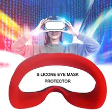 1pc macio anti-suor silicone máscara de olho capa para óculos de bloqueio de almofada oculus luz capa de olho vr anti-vazamento rosto unisex que b4z4
