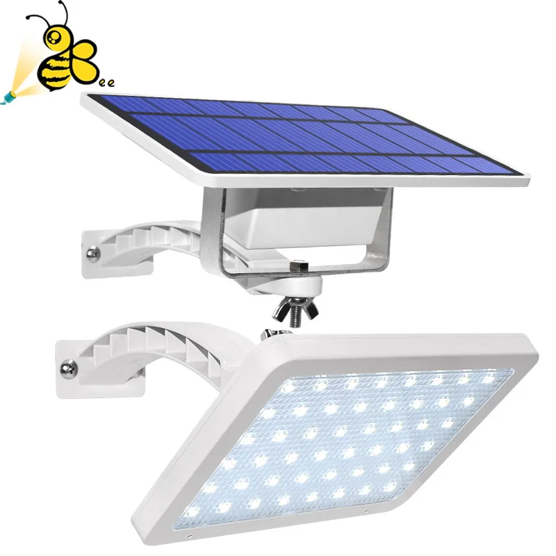 

800lm Solar Lamp 48 leds Solar Light For Outdoor Garden Wall Yard LED Security Lighting With Adustable Lighting Angle