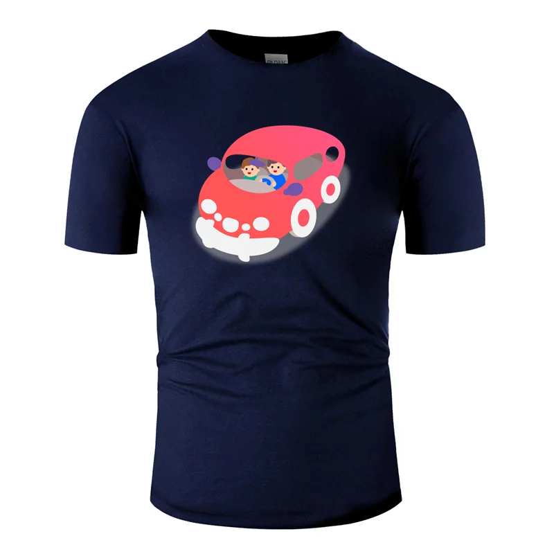 Men-Navy Blue Модная футболка с рисунком машины 2,, базовая однотонная, европейский размер, S-5xl, крутая Мужская футболка, потрясающая, против морщин, в стиле хип-хоп - Цвет: Men-Navy Blue
