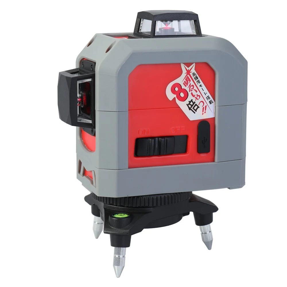 

360 Degree Laser Level Self-Leveling Super Powerful Laser Horizontal And Vertical Leveling 360 Degree Laser Level Self-Leveling