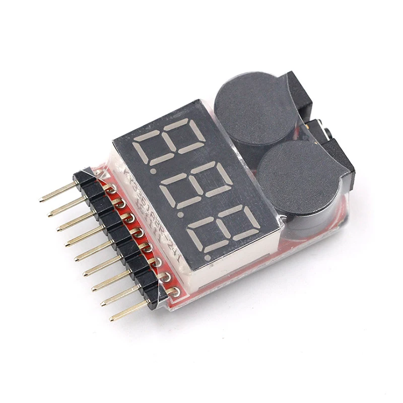Новый индикатор 1 8S Lipo Li Ion Fe напряжения батареи 2 в тестер низкого зуммер