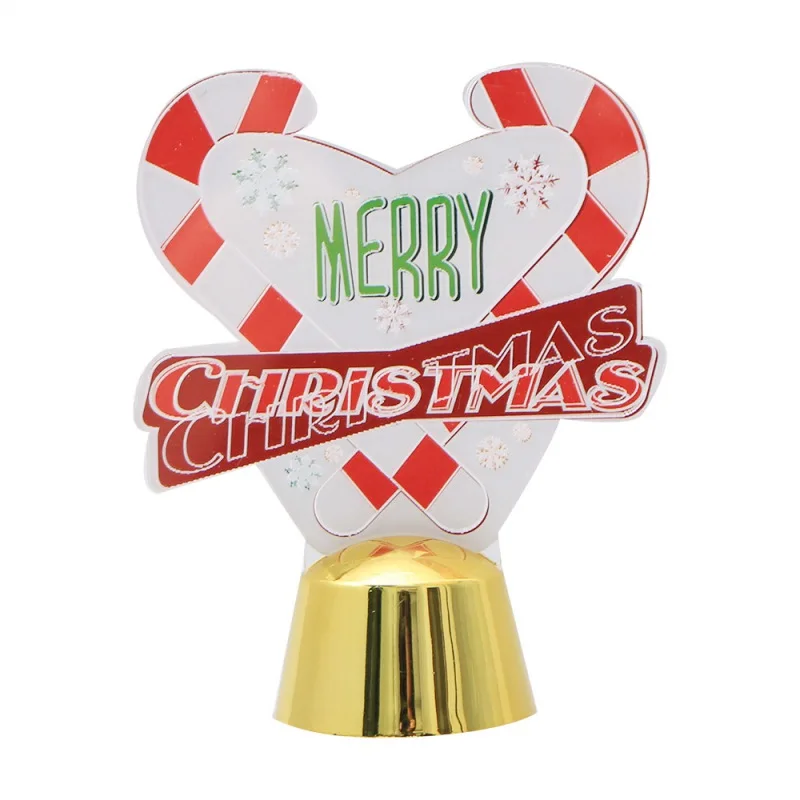Красочный 3D ночной Светильник, Рождественский светодиодный светильник с мультяшным рисунком, рождественские украшения для дома, подарок на год, светящийся хрустальный шар