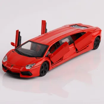 

Extended Sports Car Model 1:36 Sound and Light Pull Back Car Door Sound and Light Simulation Model Toy Children's Pull Back Toy