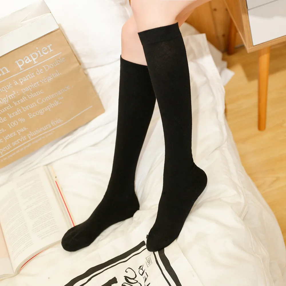 Spring And Summer New Style Shank Socks Knee Length Socks Leg Bunching Socks Shank Thigh High Socks Long Socks 2004