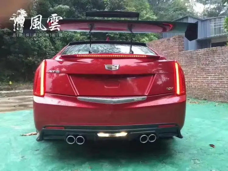 Подходит для Cadillac ATSL CTS XTS плавники из углеродного волокна ATSL большие задние плавники спойлер крыло
