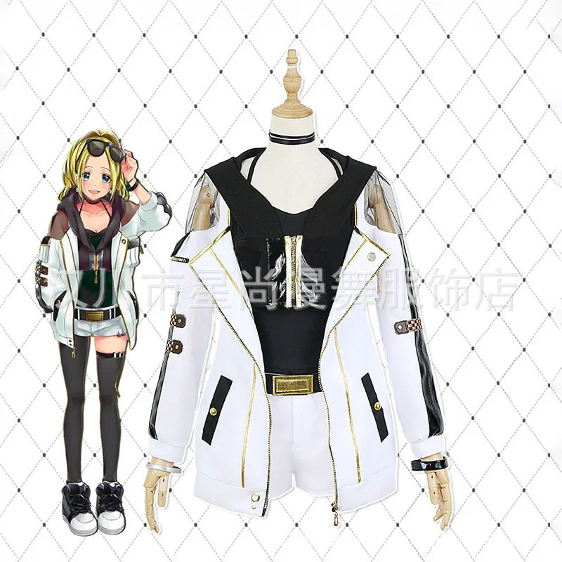 D4dj-コスプレ衣装ピーキーp-keyエゾラしみず,制服,クリスマス